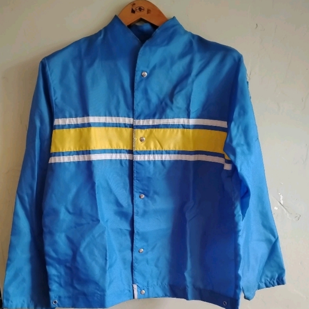 Vintage 1970s Catalina Surfers A California Creator Jacket Blue Windbreaker
